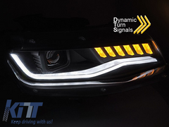 Xenon Headlights for Chevrolet Camaro 2016–2018, Black, Left and Right Set
