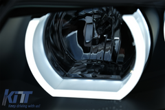3D Angel Eyes Xenon svetlá BMW E90 E91 (2005-2008) – čierne, D1S, E6